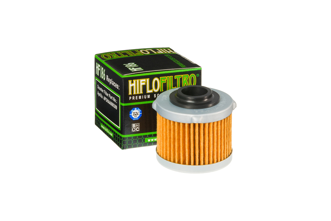 HIFLO oil filter HF186 for APRILIA Scarabeo