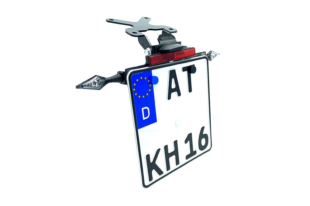 alpha Technik Number Plate Holder for Yamaha Fazer 8 / FZ8 from 2010 and FZ1 from 2006-