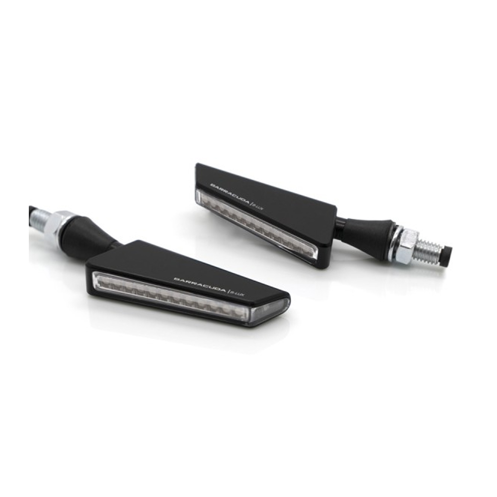 alpha Technik Licence Plate Holder-flasher light, turn signal-Kit SQ-LED (fronte + rear) for Kawasaki Z650 and Ninja 650 Type: ER650K / EX650M from Model Year 2020