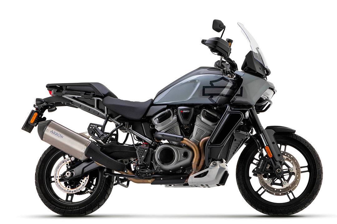ARROW SONORA Titanium Exhaust for Harley Davidson Pan America Model Year 2020-