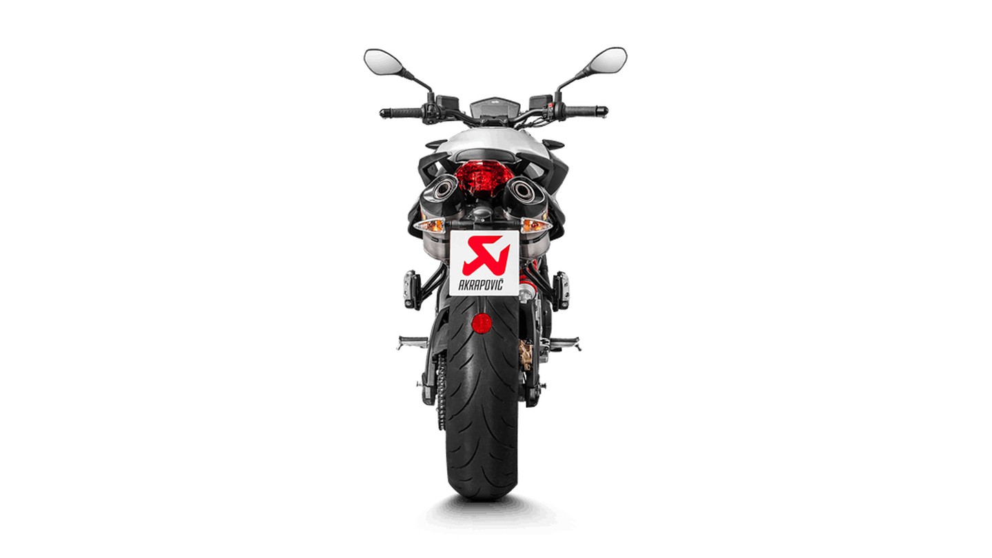 Akrapovic Slip-On Line (Titanium) silencer for Aprilia SHIVER 900 year 2017-2020