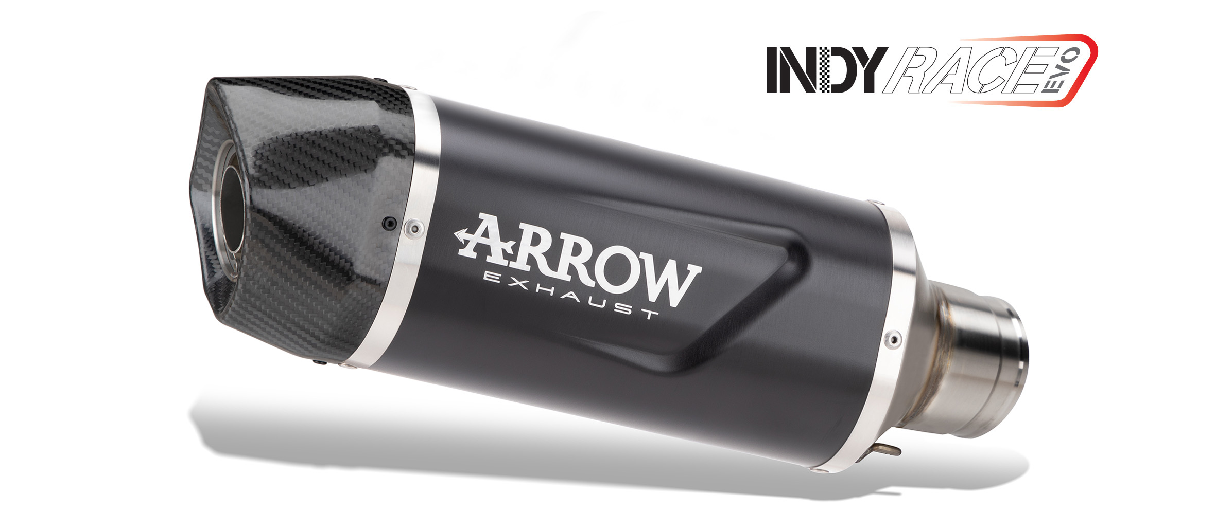 ARROW exhaust system INDY RACE EVO Black for CF Moto 675 SR-R Model Year 2025-