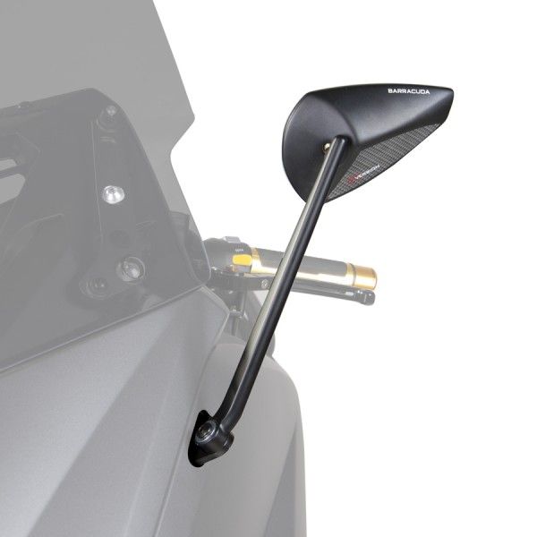 Barracuda rear mirror T-VERSION Yamaha T-Max 500 from 2012 black