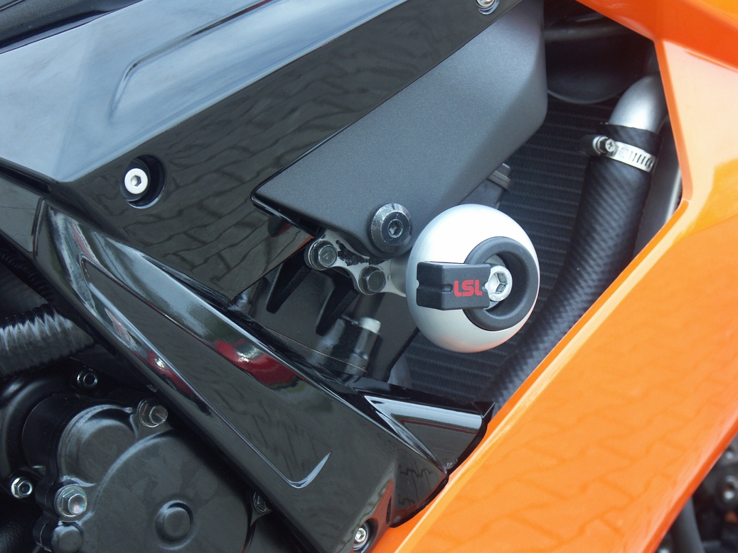 LSL Crash Pad Mounting Kit for Kawasaki ZX-6R, 2007-2008