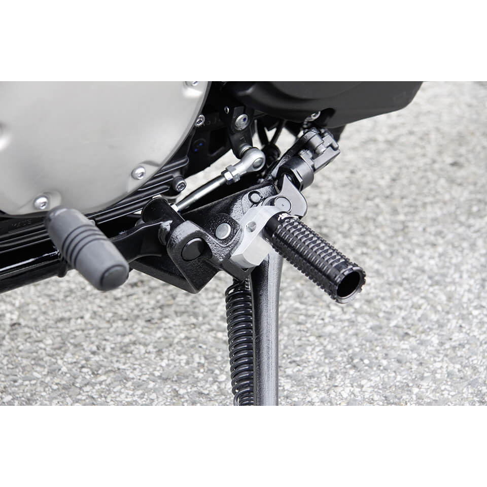 LSL Extreme Footpegs, for Yamaha XV950/R, black, with ABE