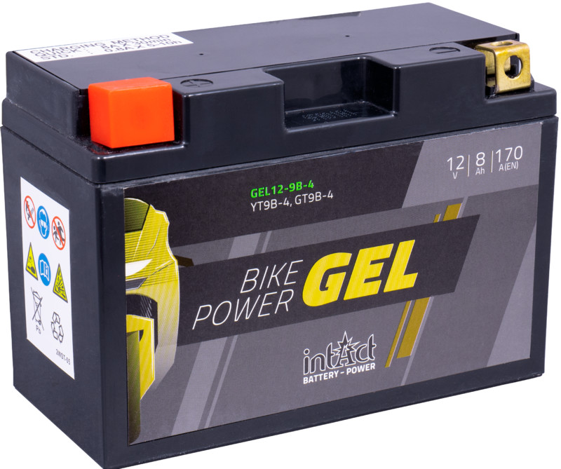 Intact GEL Battery YT9B-4 / GT9B-4