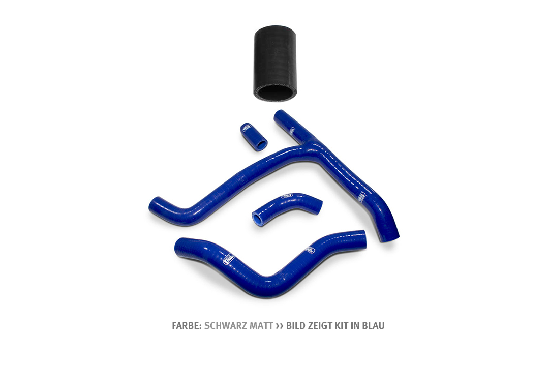 SAMCO SPORT Silicone Hose Kit Factory Re-Routing classic matte black for Honda CRF250RX Model Year 2019-2021