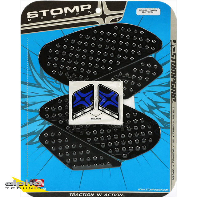 Stompgrip black, for Yamaha, YZF-R6, 2006-2007