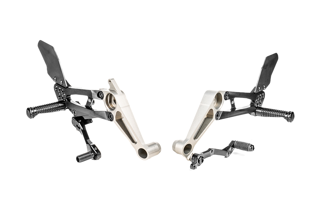 GILLES FXR Rearset for Aprilia RS660, KS, 2021, black