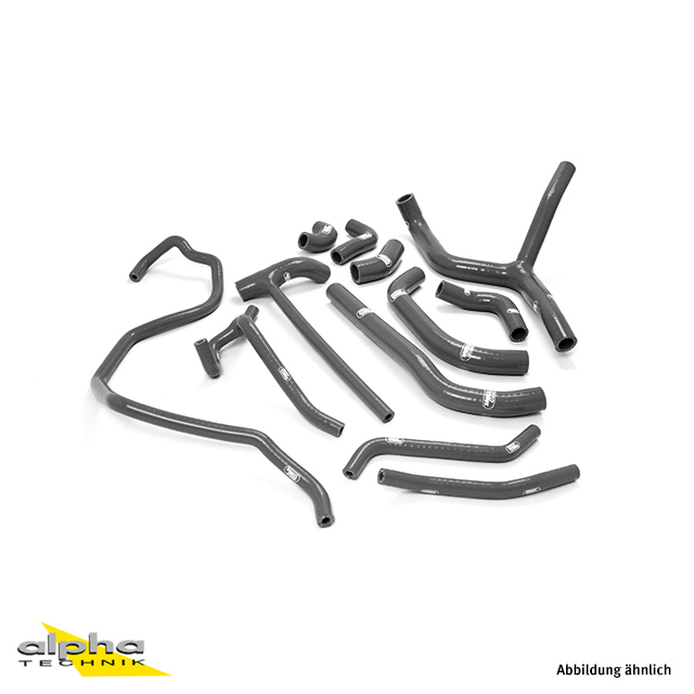 SAMCO SPORT Silicone Hose Kit 1 black for Ducati Diavel 1200 Model Year 2011-2018