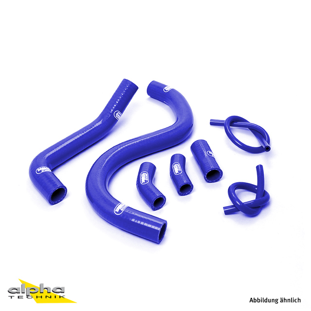 SAMCO SPORT Silicone Hose Kit, blue, for Honda VFR750F Model Year 1994-1997