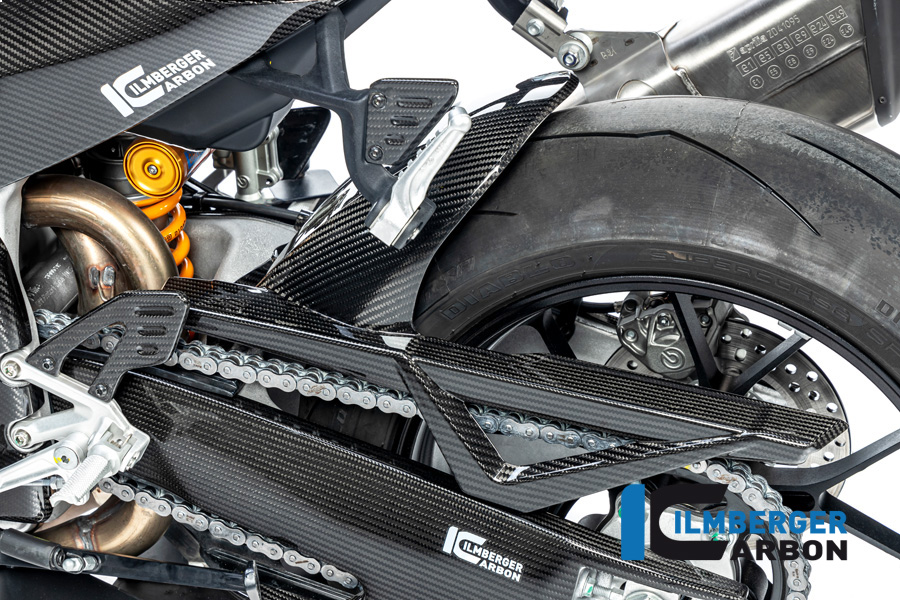 Ilmberger Carbon Mudguard rear gloss for Aprilia RSV4 / Tuono V4 2021-