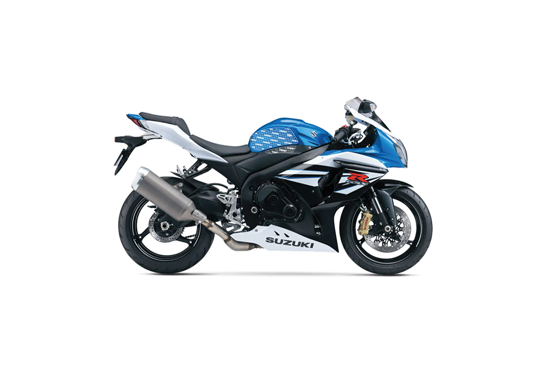 Stompgrip black, Icon, for Suzuki GSX-R1000, 2009-2016