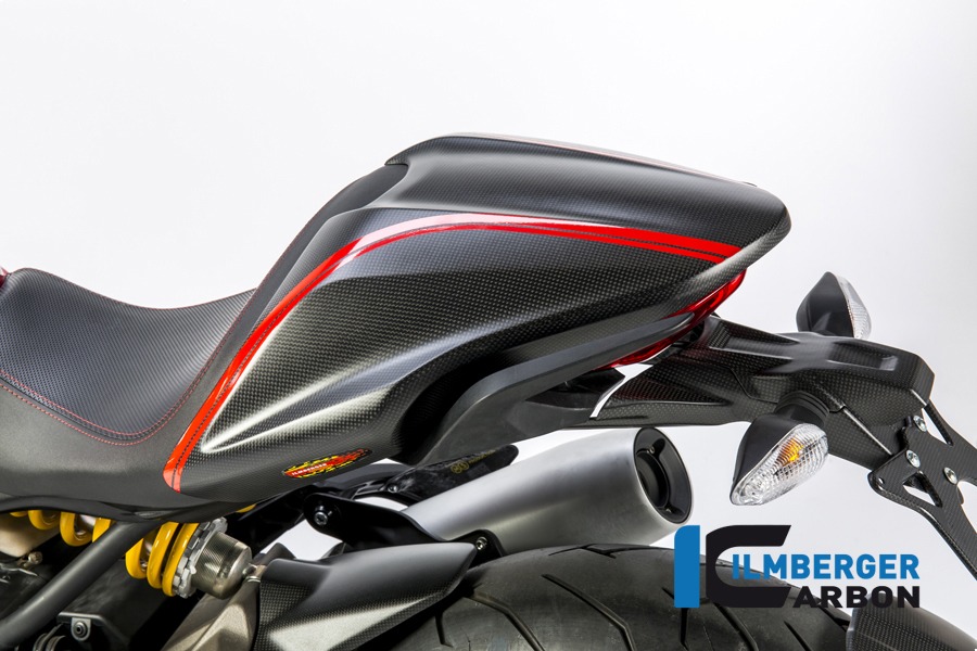 Ilmberger Carbon Pillion Seat Cover matt