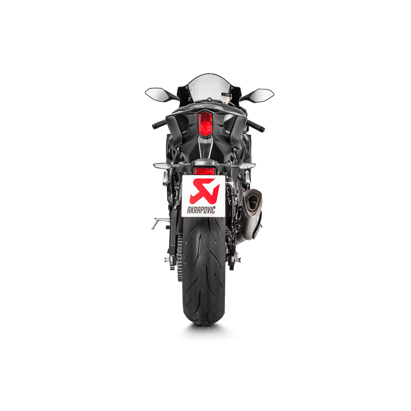 Akrapovic Slip-On Line (Titanium) Exhaust for Yamaha YZF-R6 Model Year 2017-