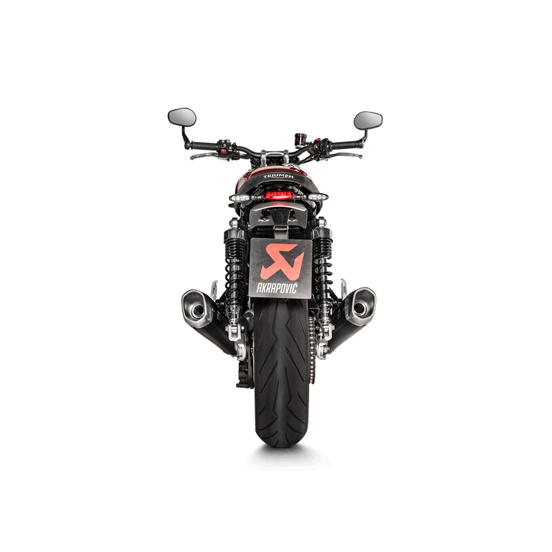 Akrapovic Slip-On Line (Titanium) for Triumph Speed Twin Model Year 2019-2020 / Triumph Thruxton 1200 / R / RS Model Year 2016-2020
