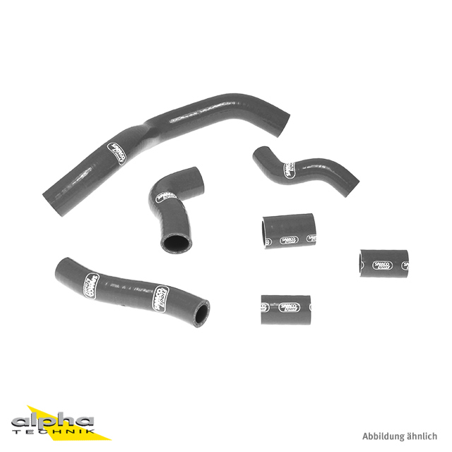 SAMCO SPORT Silicone Hose Kit classic matt black for KTM 950 Adventure S 990 Adventure S 990 Super Duke Model Year 2004-2013