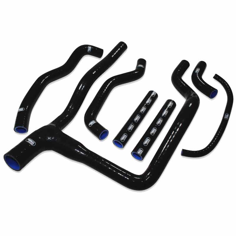 SAMCO SPORT Silicone Hose Kit gunmetal grey for Honda XRV750 Africa Twin Model Year 1993-2000