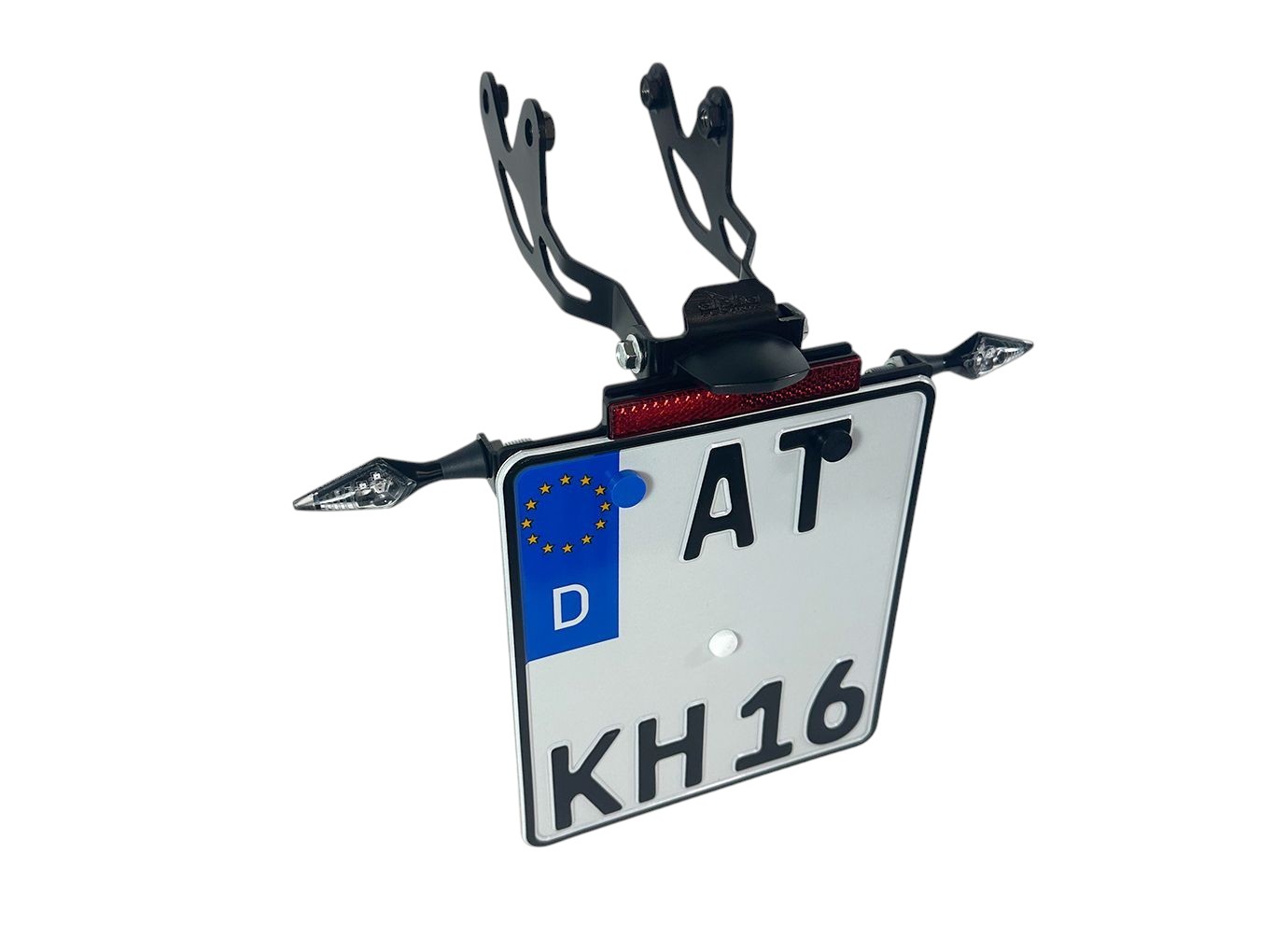 alpha Technik Number Plate Holder for Yamaha MT-09 / MT-09 SP / MT-09 Y-AMT, from model year 2024-, Type: RN87 / RN88