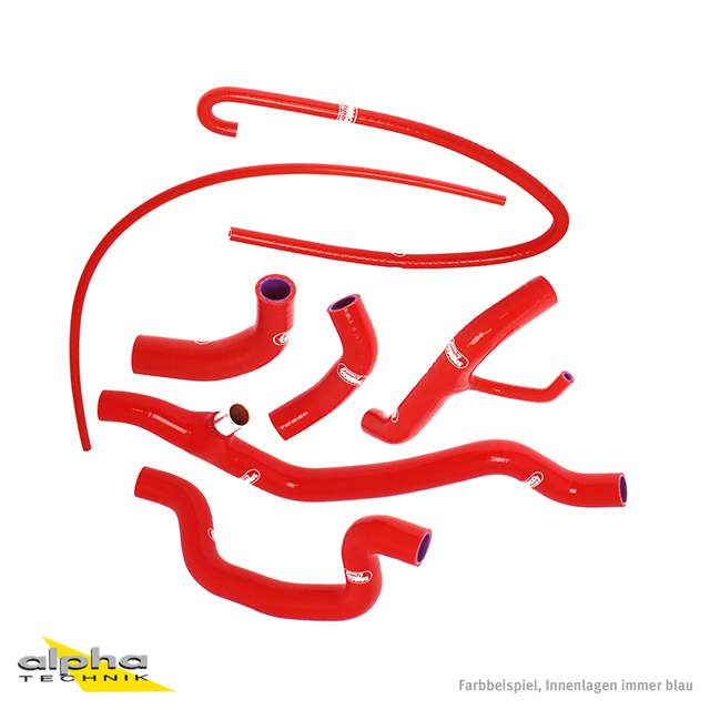 SAMCO SPORT Silicone Hose Kit Race Thermo Bypass Kit red for Ducati 1098 1198 model year 2009-2011