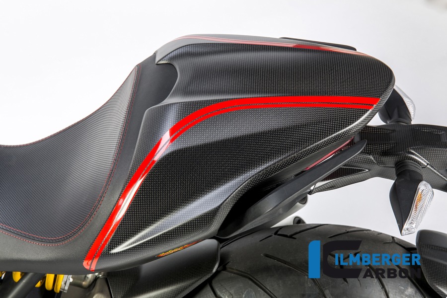 Ilmberger Carbon Pillion Seat Cover matt