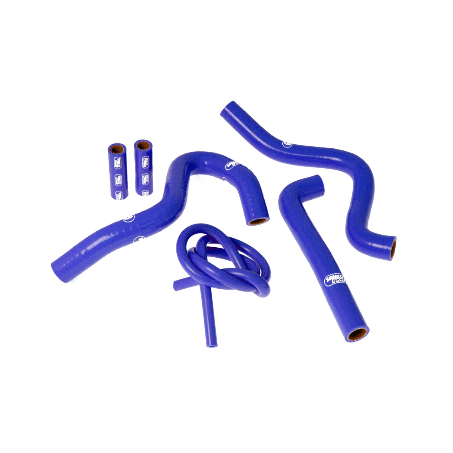 SAMCO SPORT Silicone Hose Kit blue for Kawasaki KLX400 Model Year 2003-2004