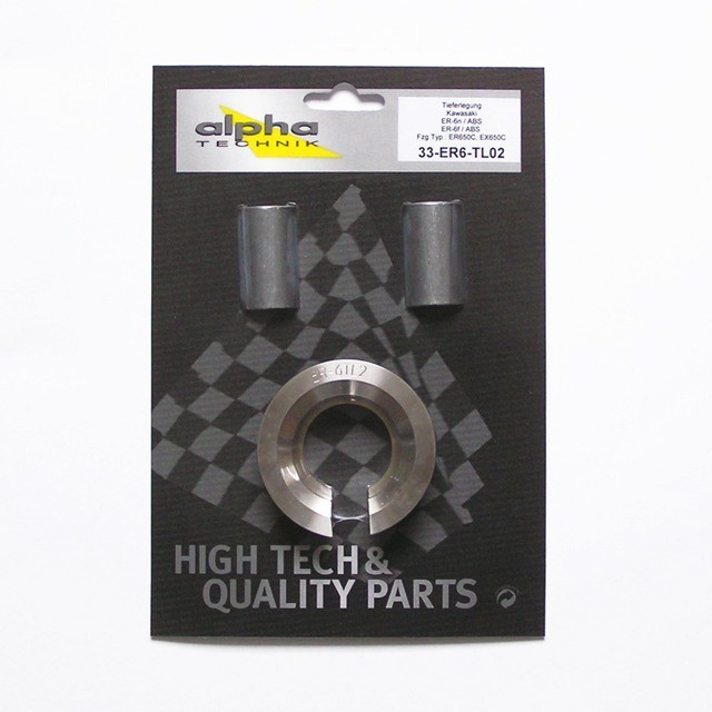 alpha Technik Lowering Kit 25mm Kawasaki ER6n, ER6f; Type ER650C, EX650C; Model Year 2009-