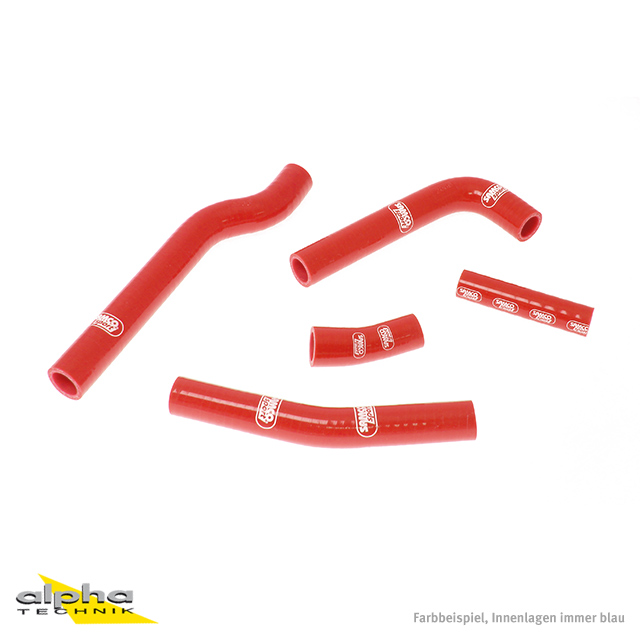 SAMCO SPORT Silicone Hose Kit red for Yamaha WR450F YZ450F model year 2003-2006