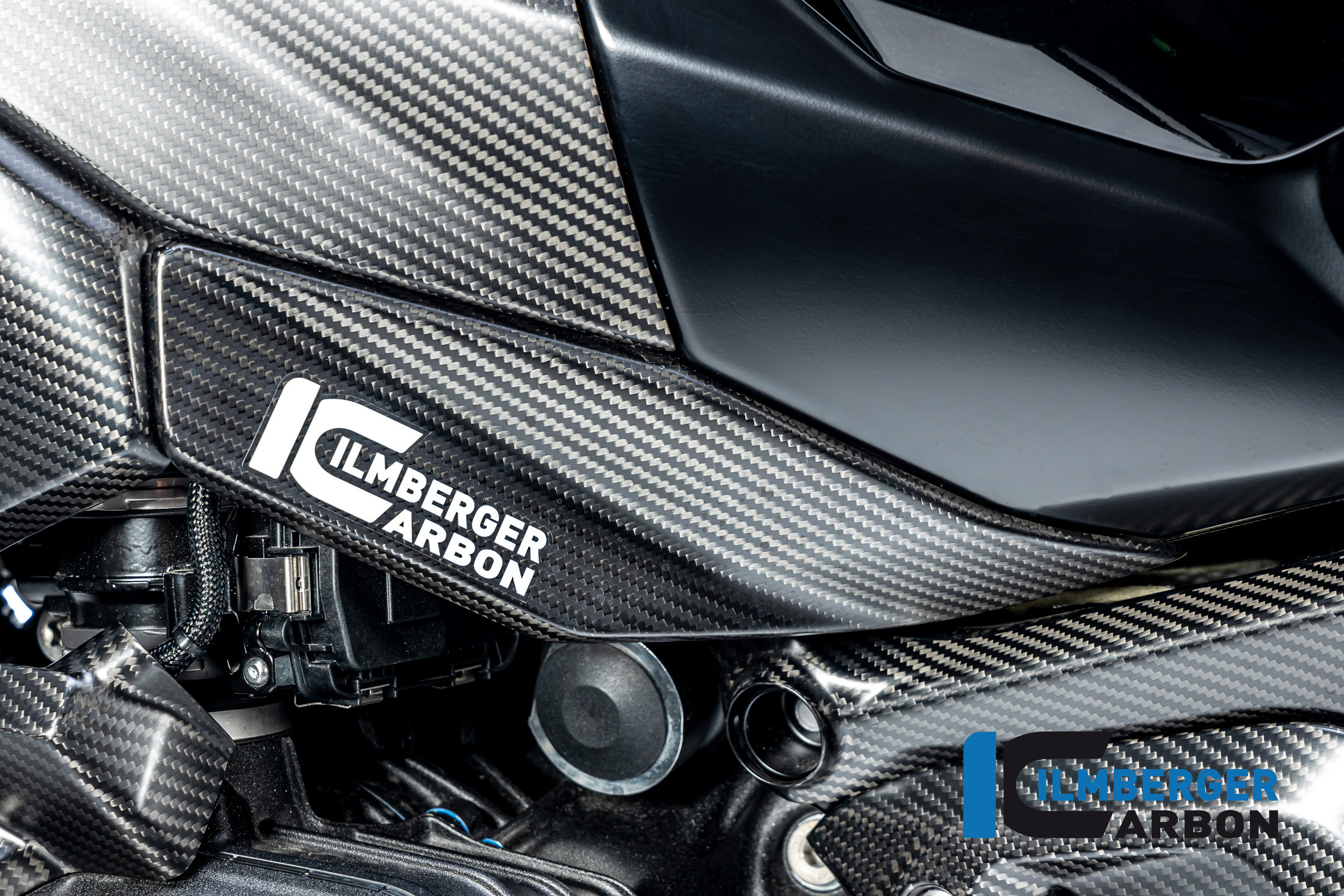 Ilmberger Carbon lower fuel tank cover left side L/S, matt, BMW R1300GS 2023-