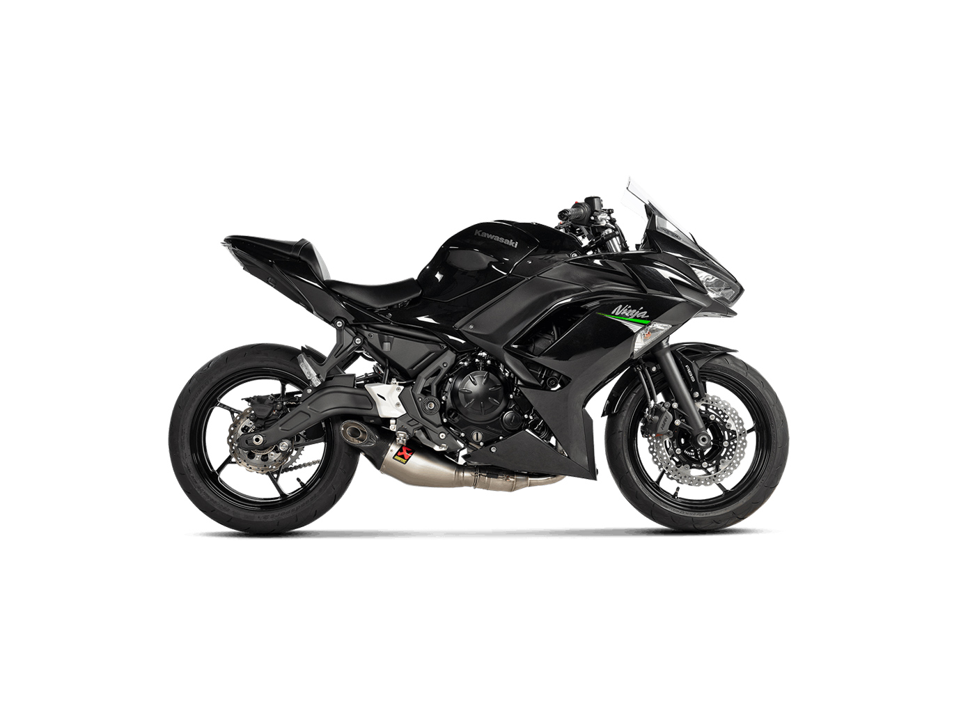 Akrapovic Racing Line (Titanium) exhaust system for Kawasaki Ninja 650 / Z650 from model year 2023-2025