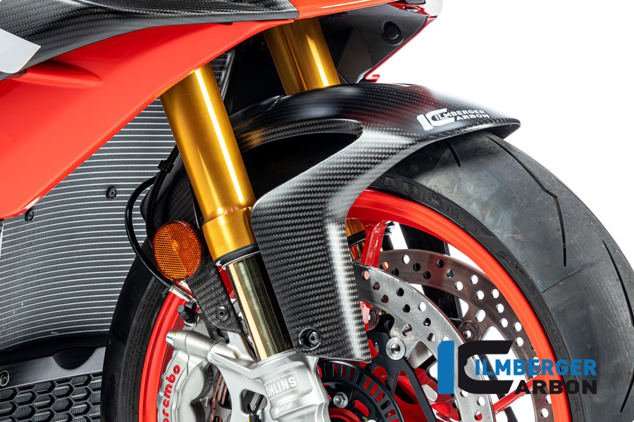 Ilmberger Carbon Rear Mudguard fronte matte for Aprilia RSV4 / Tuono V4 2021-