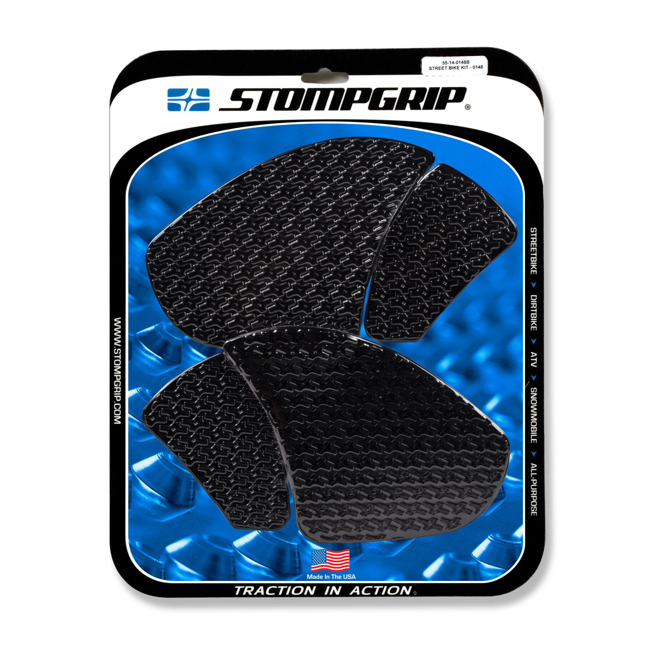 Stompgrip Traction Pads black, for various Ducati models