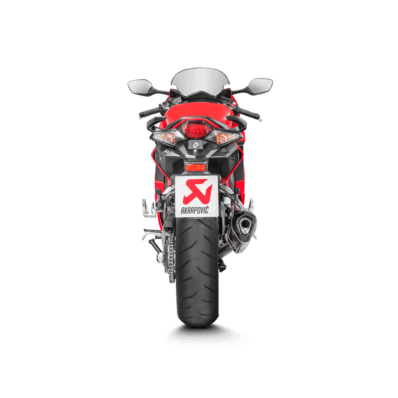 Akrapovic Slip-On Line (Titanium) Exhaust for Honda VFR800F / VFR800X Crossrunner Model Year 2017-2020