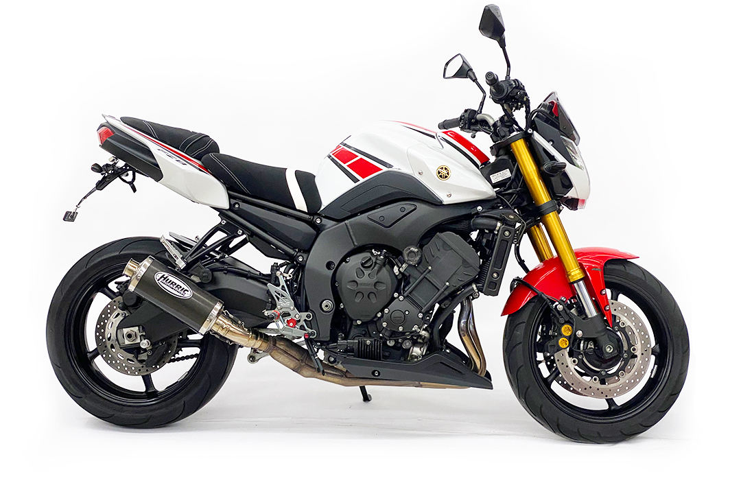 >TRACK< Rearset System, titanium coloured, Yamaha FZ1 (Fazer) 2006-2015 / FZ8 (Fazer) 2010-2013 ABE