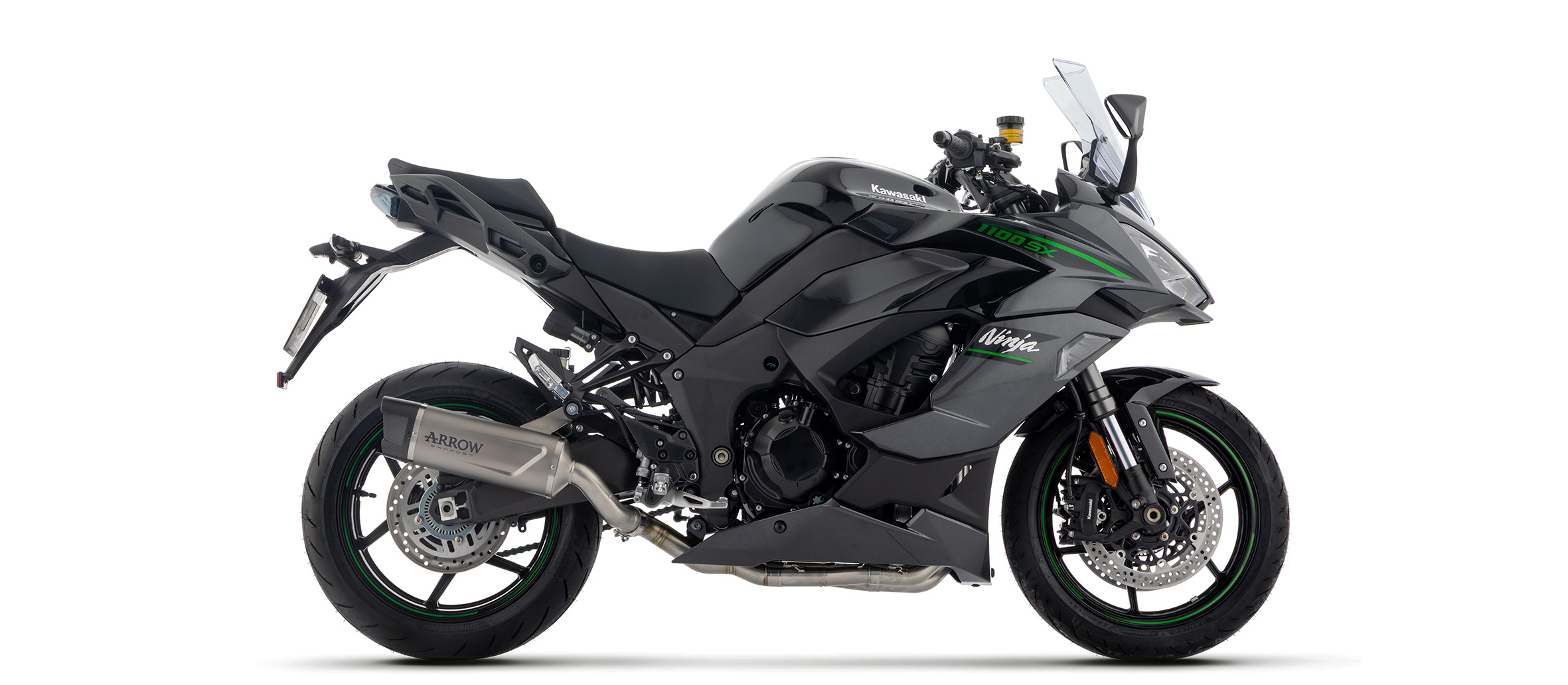 ARROW INDY RACE EVO Titanium Exhaust for Kawasaki Ninja 1100 SX Model Year 2025-