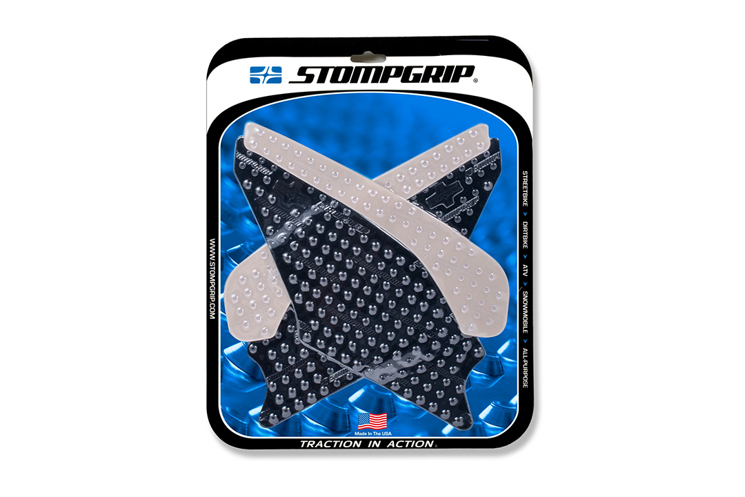 Stompgrip hybrid, Volcano, for Kawasaki Ninja 250R, 2008-2012