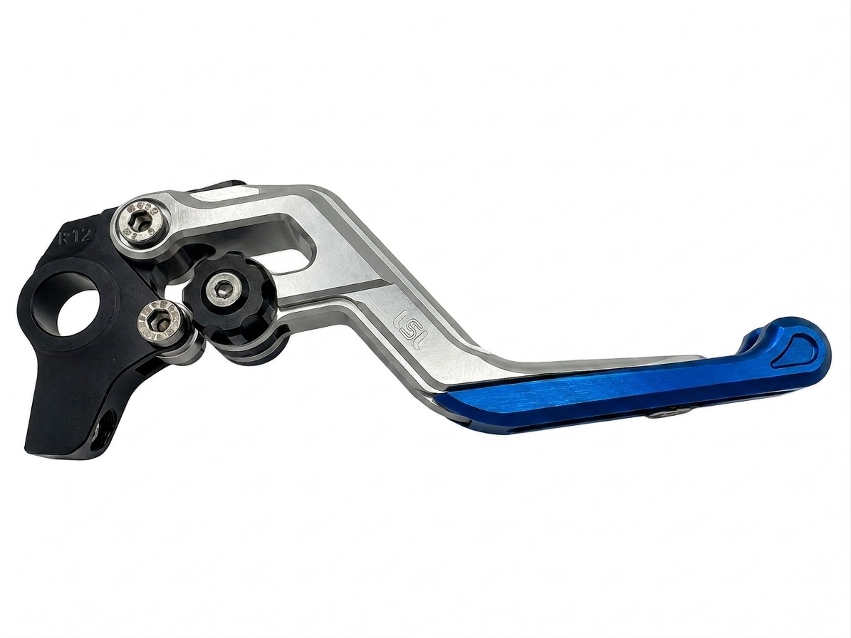 LSL ERGONIA Brake Lever R18R Silver/Black/Blue
