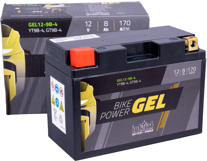 Intact GEL Battery YT9B-4 / GT9B-4