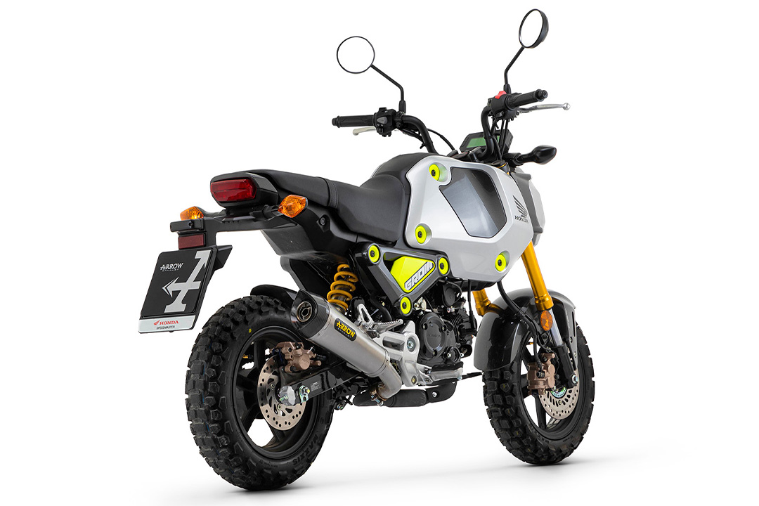ARROW X-KONE Exhaust for Honda MSX125 Grom, Model Year 2021-2024, Stainless Steel