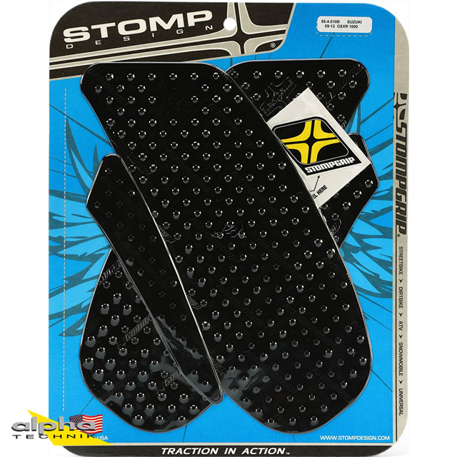 Stompgrip black, Volcano, for Suzuki GSX-R1000, 2009-2016