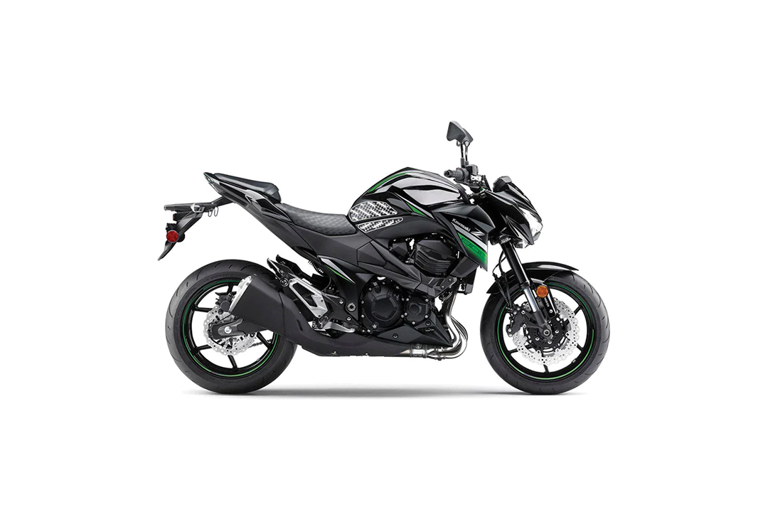 Stompgrip black, Icon, for Kawasaki Z800, 2013-2016