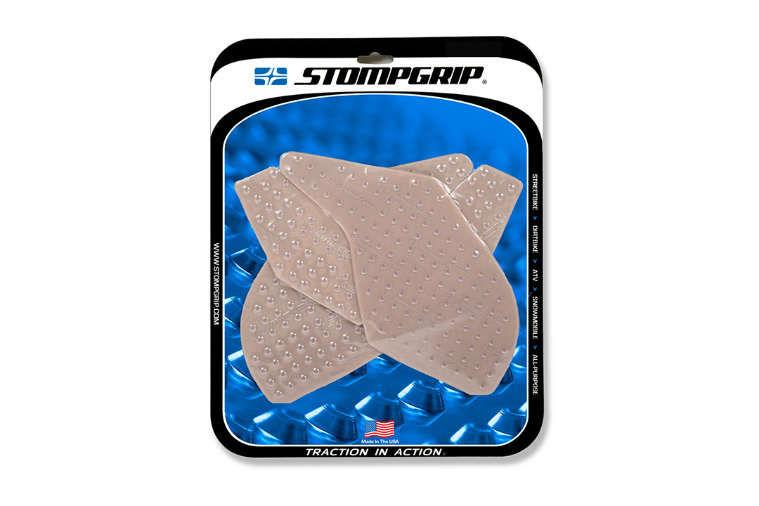 Stompgrip clear, Volcano, for Kawasaki, Ninja 250SL, Z300 2015-2016, Ninja 300 2013-2017, Z250SL 2015-2017