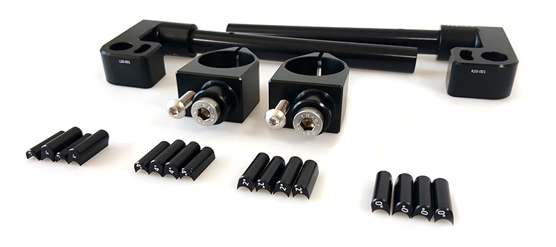 alpha Technik handlebar Riser Kit 20mm Suzuki SV650X, WCX0/WCX1