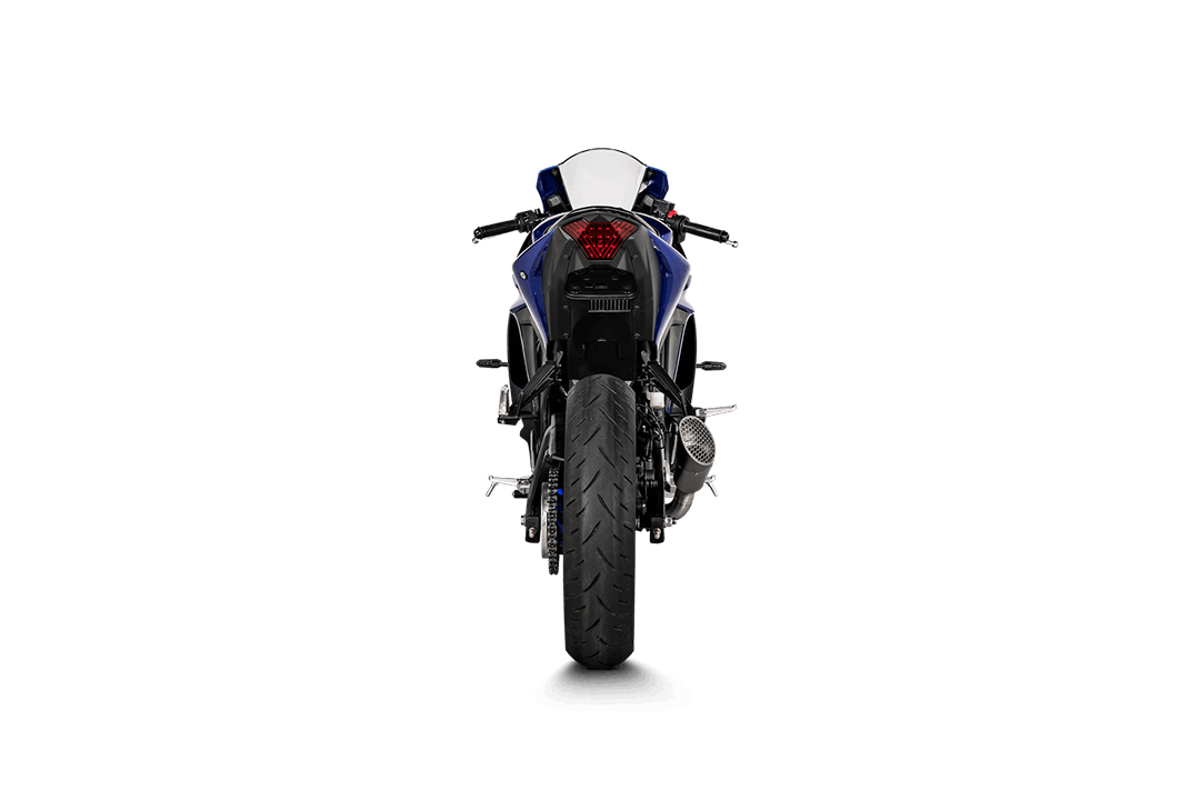 Akrapovic Slip-On Line (Titanium) for Yamaha R3 / MT-03 from model year 2022-