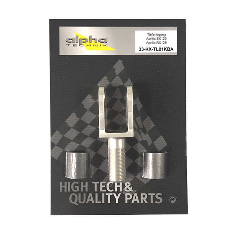 alpha Technik Lowering Kit 25mm for Malaguti XSM,XTM125; Type ET1; Model Year 2019-