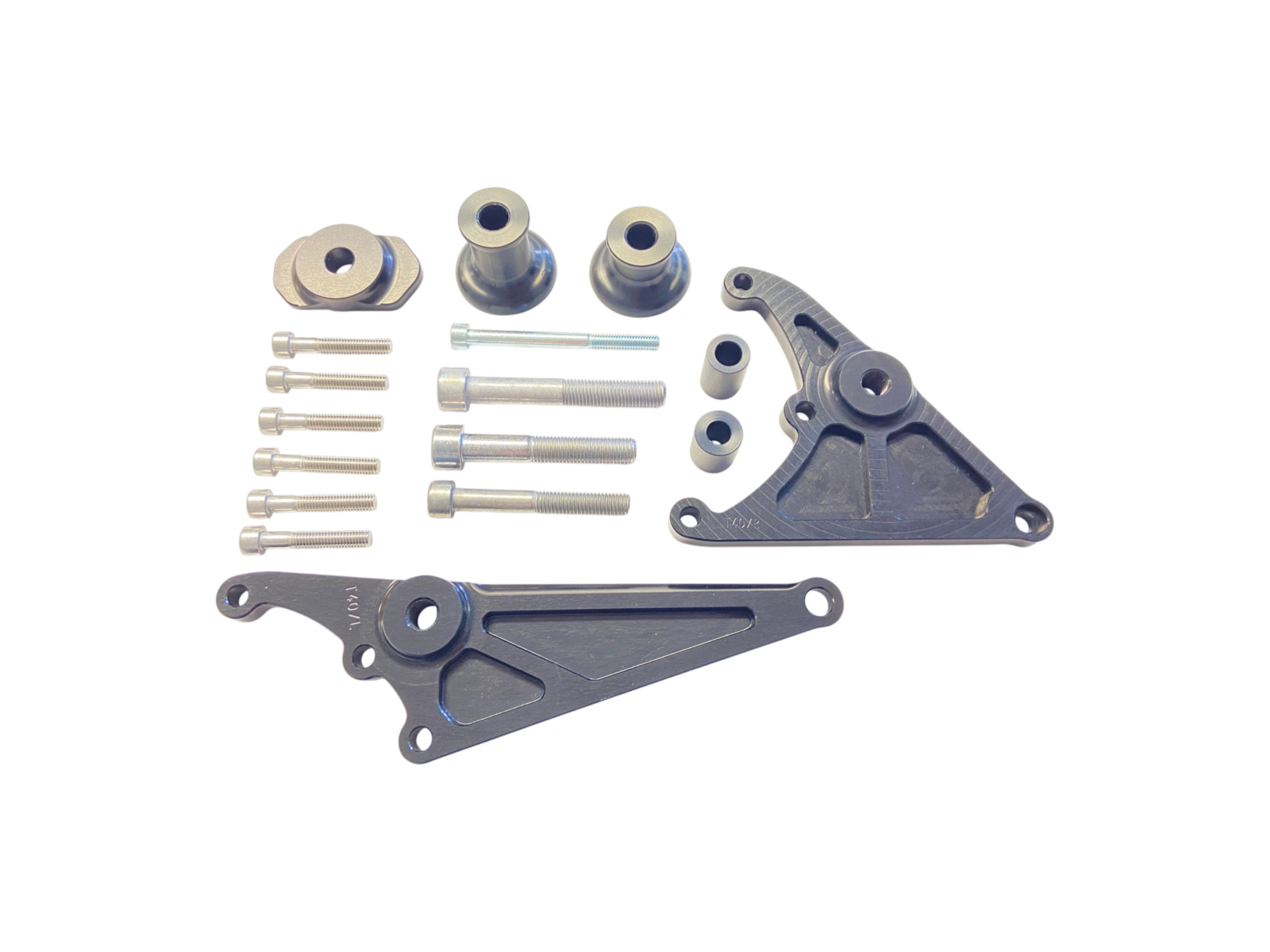 LSL Crash Pad Mounting Kit for Triumph Speed Triple, 2005-2011, Tiger 1050, 2007-2011, black