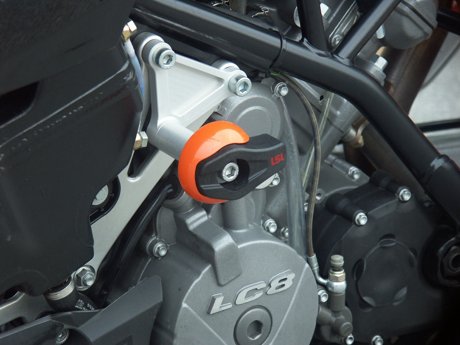 LSL Crash Pad Mounting Kit for KTM Super Duke 990, 2005-, Supermoto R 950, 2006-