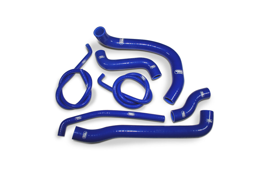 SAMCO SPORT Silicone Hose Kit, blue for Kawasaki ZXR750 model year 1988-1989