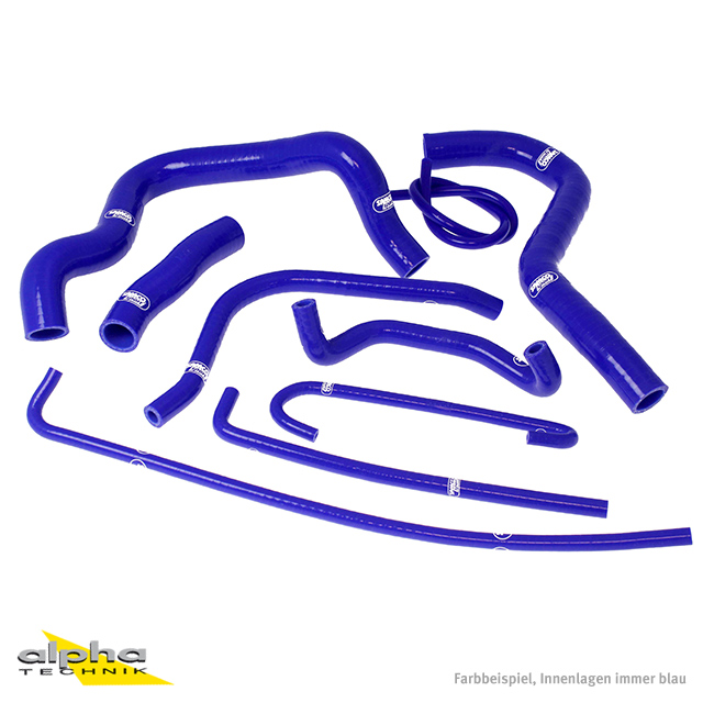 SAMCO SPORT Silicone Hose Kit blue for Suzuki GSXR600 GSXR750 Model Year 2004-2005