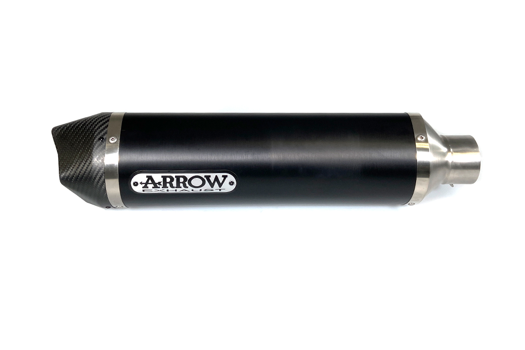 ARROW RACE TECH Exhaust for Yamaha T-Max 530 2017- and T-Max 560 2020- in black aluminium